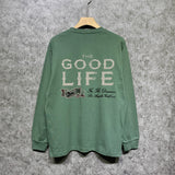 Amiri long sleeve shirts distressed text printing