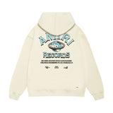 Amiri hoodie earth letter printing