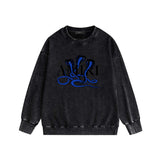 Amiri washed sweatshirt new font cobra print washed old