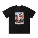 Palm Angels T Shirts Dice and Snake Print Short Sleeve T-Shirt