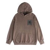 Amiri washed hoodie simple standard square scarf distressed printing