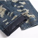 Mens Fashion Jeans damaged #027