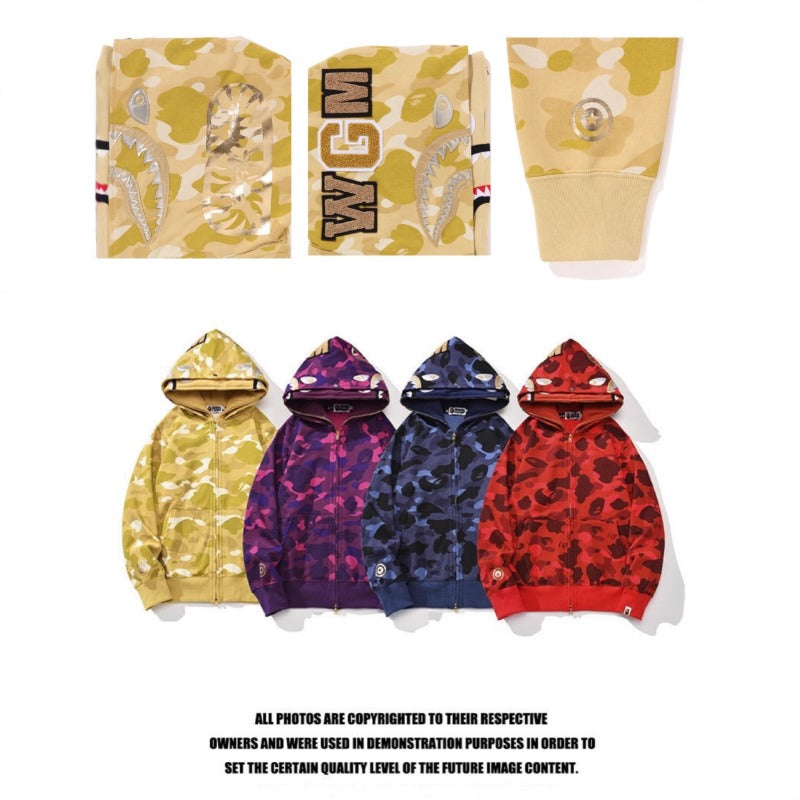 Bathing ape hoode bape year of the dragon limited double hat fall and winterembroider