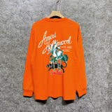 Amiri long sleeve shirts banana panther printing