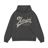 Amiri hoodie with distressed text printing