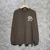 Amiri long sleeve shirts note fan printing
