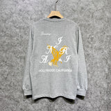 Amiri long sleeve shirts hollywood eagle printing