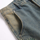 Mens Fashion Jeans Damaging embroidery 5717#