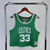 NBA jerseys women's navel retro jersey: celtics, green 33, bird