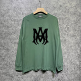 Amiri long sleeve shirts large simple logo printing