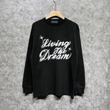 Amiri long sleeve shirts cloud letterprinting