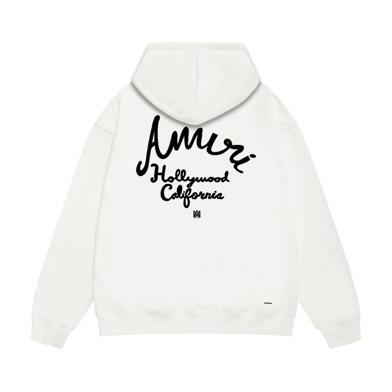 Amiri hoodie california hollywood letterprinting