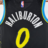 NBA Jerseys 24 season, Pacers, City Edition No. 0, Halliburton