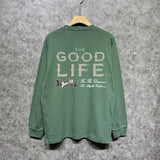 Amiri long sleeve shirts distressed text printing