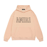 Amiri hoodie bevel cut letter print