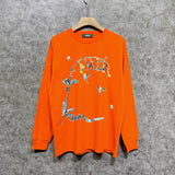 Amiri long sleeve shirts hummingbird printing
