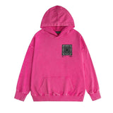 Amiri washed hoodie simple standard square scarf distressed printing