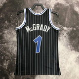 NBA Jerseys MN hot-pressed retro jersey: SW Magic 04 season, black No. 1, McGrady