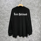 Amiri long sleeve shirts sanskrit printing