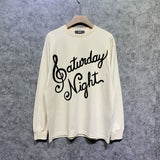 Amiri long sleeve shirts oblique art word printing