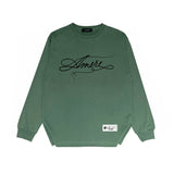 Amiri long sleeve shirts needlework letterprinting