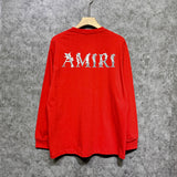 Amiri long sleeve shirts with vine text printing