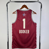 NBA Jerseys 24 All-Star, Red No. 1, Booker