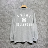 Amiri long sleeve shirts hollywood spider printing