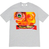 Men T-shirts 21FW Face Tee Artist Skull Grimace, Short Sleeve T-Shirt