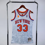 NBA Jerseys  BAPE × M & N jersey, Knicks, white No. 33