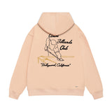 Amiri hoodie billiard sketch printing
