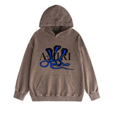 Amiri washed hoodie new font cobra washed distressed printing