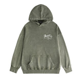 Amiri washed hoodie bowling distressed print