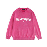Amiri washed sweatshirt Hollywood alphabet print washed old