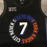 NBA Jerseys 21 Knicks City No. 7, Anthony