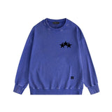 Amiri washed sweatshirt five-star little spider printing washed and distressed