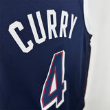NBA Jerseys 24 Olympics, Team USA, Navy 4, Curry