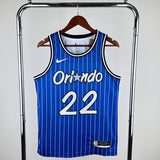 NBA Jerseys Season 19, Magic, Retro, Striped Blue No. 22, Wagner