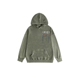 Amiri washed hoodie colorful ink splash paint mother printing