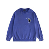 Amiri washed sweatshirt black panther printing washed and distressed