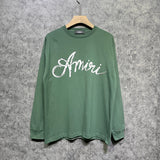 Amiri long sleeve shirts snake letterprinting