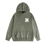 Amiri washed hoodie hollywood spider washed distressed printing