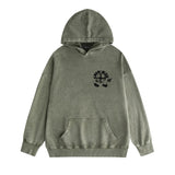 Amiri washed hoodie note fan distressed printing