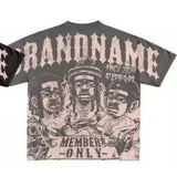 Street Unisex T-shirt Hip Hop Gothic Punk