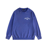 Amiri washed sweatshirt sketch country print washed old
