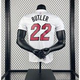NBA Jerseys Heat, White No. 22, Butler, Quick Dry Short Sleeves