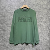 Amiri long sleeve shirts bevel letterprinting