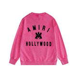 Amiri washed sweatshirt Hollywood spider print washed old
