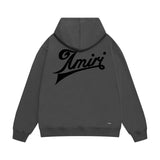 Amiri hoodie slanted letter printing