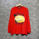 Amiri long sleeve shirts colorful dusk printing